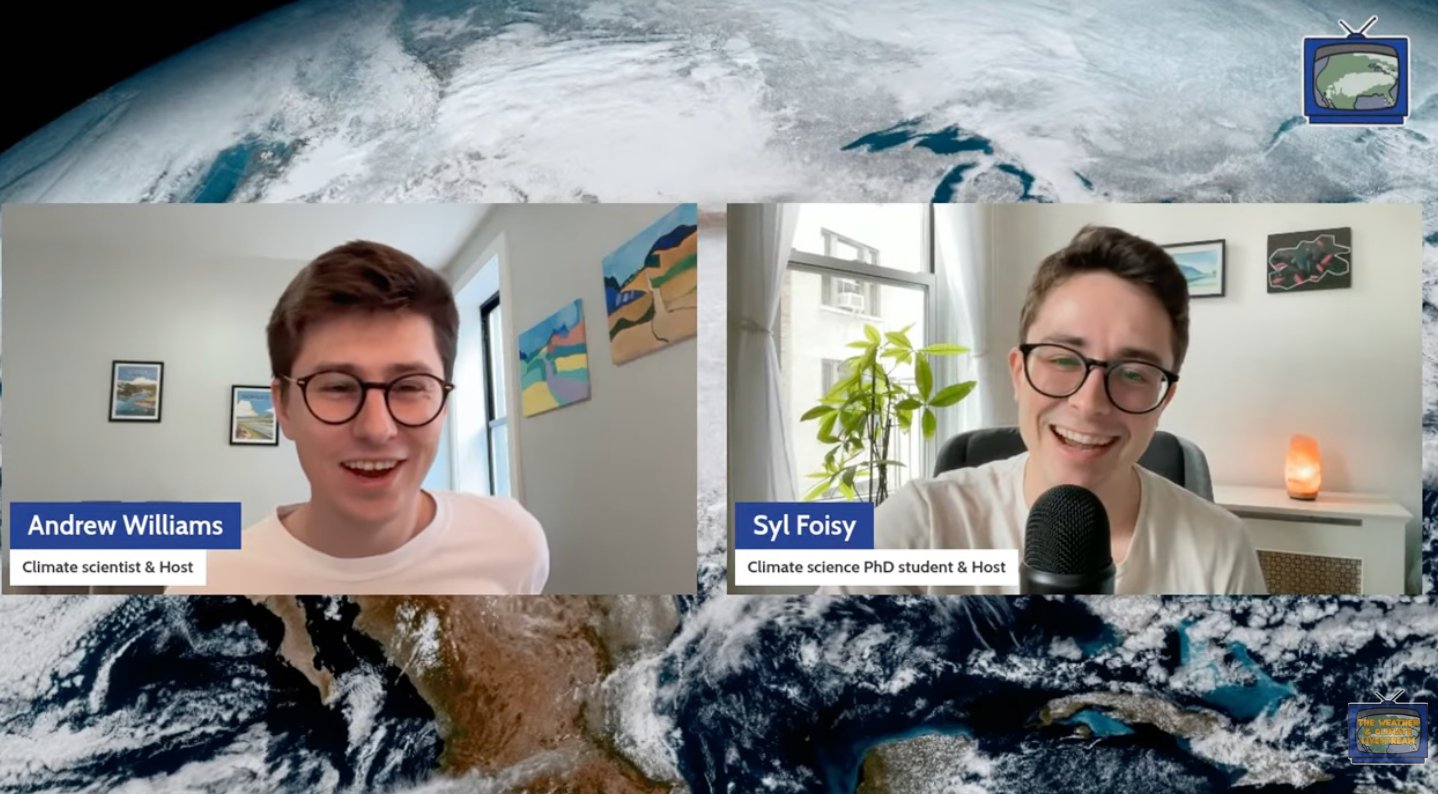 Hosting Hour 0 of the 100-Hour Weather and Climate Livestream